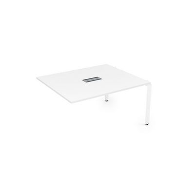 Gloss СПГС-П.926 (Белый премиум/белый) Стол системы БЕНЧ переговорный, средний
