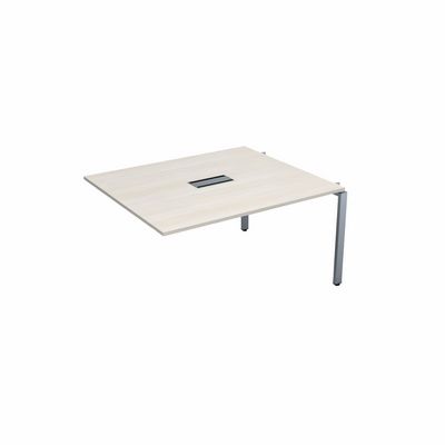 Gloss СПГС-П.926 (Ivory/алюминий матовый) Стол системы БЕНЧ переговорный, средний
