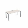 Gloss СРП-П.004.2 (Ivory/алюминий матовый) Стол рабочий, прямолинейный