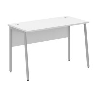 Imago-Plus СП-2.1P (Белый/Алюминий) Стол письменный