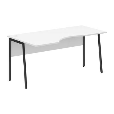 Imago-Plus СА-1P-Л (Белый/Антрацит) Стол эргономичный, левый