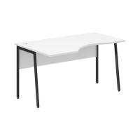 Imago-Plus СА-2P-Л (Белый/Антрацит) Стол эргономичный, левый