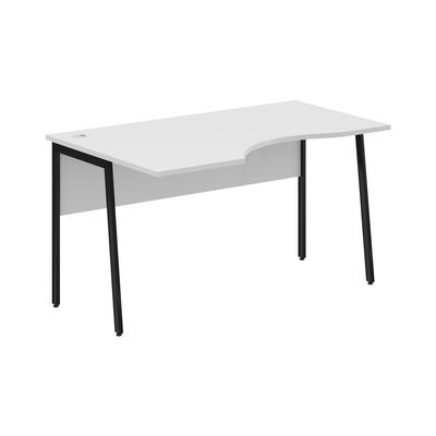 Imago-Plus СА-2P-Л (Белый/Черный) Стол эргономичный, левый