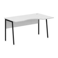 Imago-Plus СА-2P-Пр (Белый/Черный) Стол эргономичный, правый