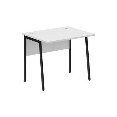Imago-Plus СП-1P (Белый/Черный) Стол письменный