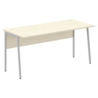 Imago-Plus СП-4P (Клен/Алюминий) Стол письменный