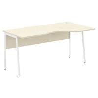 Imago-Plus СА-1P-Пр (Клен/Белый) Стол эргономичный, правый