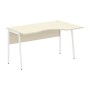 Imago-Plus СА-2P-Пр (Клен/Белый) Стол эргономичный, правый