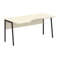 Imago-Plus СА-1P-Л (Клен/Черный) Стол эргономичный, левый