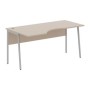 Imago Плюс СА-1P-Л (Мокачино/Алюминий) Стол эргономичный, левый