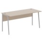 Imago Плюс СП-4P (Мокачино/Алюминий) Стол письменный