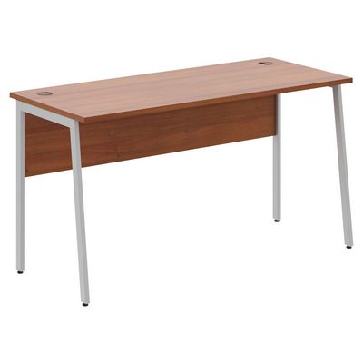 Imago-Plus СП-3.1P (Орех французский/Алюминий) Стол письменный