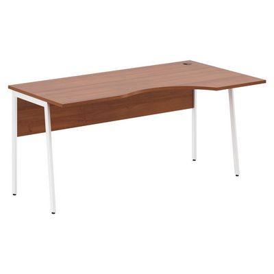 Imago-Plus СА-1P-Пр (Орех французский/Белый) Стол эргономичный, правый