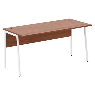 Imago-Plus СП-4P (Орех французский/Белый) Стол письменный