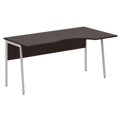 Imago-Plus СА-1P-Пр (Венге магия/Алюминий) Стол эргономичный, правый