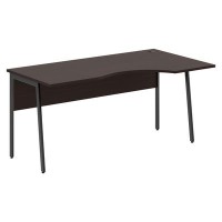 Imago-Plus СА-1P-Пр (Венге магия/Антрацит) Стол эргономичный, правый