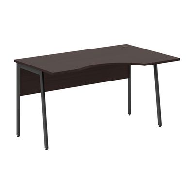 Imago-Plus СА-2P-Пр (Венге магия/Антрацит) Стол эргономичный, правый