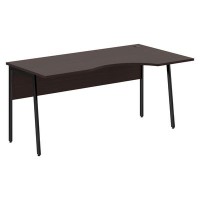 Imago-Plus СА-1P-Пр (Венге магия/Черный) Стол эргономичный, правый