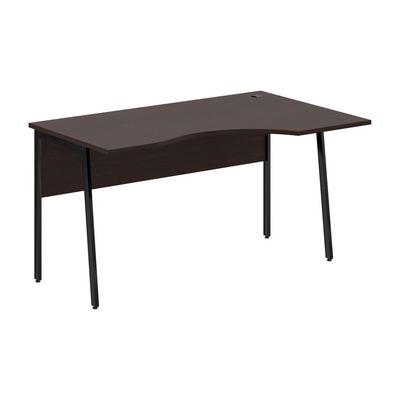 Imago-Plus СА-2P-Пр (Венге магия/Черный) Стол эргономичный, правый