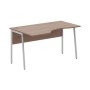 Imago-Plus СА-2P-Л (Ясень шимо/Алюминий) Стол эргономичный, левый