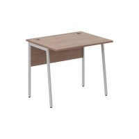 Imago-Plus СП-1P (Ясень шимо/Алюминий) Стол письменный