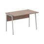 Imago-Plus СП-2P (Ясень шимо/Алюминий) Стол письменный