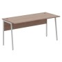 Imago-Plus СП-4P (Ясень шимо/Алюминий) Стол письменный