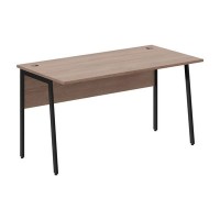 Imago-Plus СП-3P (Ясень шимо/Черный) Стол письменный