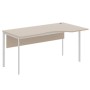 Imago С CA-1SD R (Мокачино/Алюминий) Стол эргономичный, правый, с фронтальной панелью