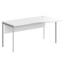 Imago С CA-1SD R (Белый/Алюминий) Стол эргономичный, правый, с фронтальной панелью