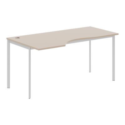 Imago С CA-1S L (Мокачино/Алюминий) Стол эргономичный, левый