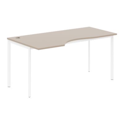 Imago С CA-1S L (Мокачино/Белый) Стол эргономичный, левый