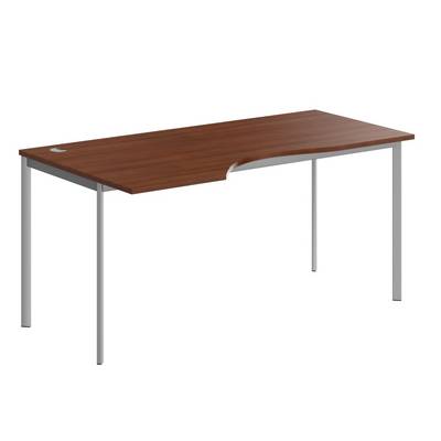 Imago-S CA-1S L (Орех/Алюминий) Стол эргономичный, левый