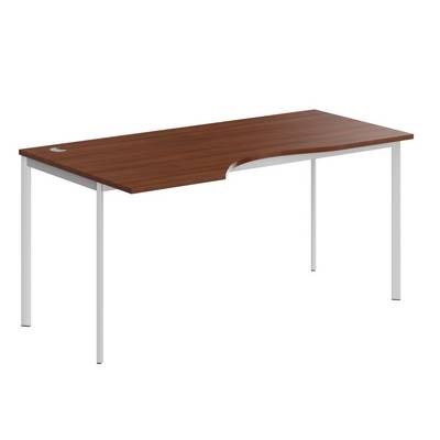 Imago-S CA-1S L (Орех/Белый) Стол эргономичный, левый