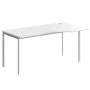 Imago С CA-1S R (Белый/Алюминий) Стол эргономичный, правый