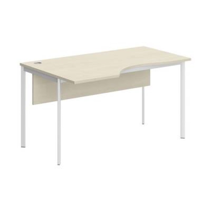 Imago С CA-2SD L (Клен/Белый) Стол эргономичный, левый, с фронтальной панелью