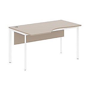 Imago С CA-2SD L (Мокачино/Белый) Стол эргономичный, левый, с фронтальной панелью