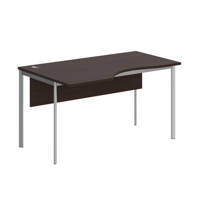 Imago-S CA-2SD L (Венге/Алюминий) Стол эргономичный, левый, с фронтальной панелью