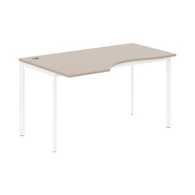 Imago С CA-2S L (Мокачино/Белый) Стол эргономичный, левый