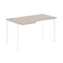 Imago С CA-2S L (Мокачино/Белый) Стол эргономичный, левый