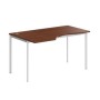 Imago С CA-2S L (Орех/Белый) Стол эргономичный, левый