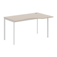 Imago С CA-2S R (Мокачино/Алюминий) Стол эргономичный, правый