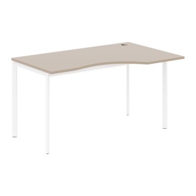 Imago С CA-2S R (Мокачино/Белый) Стол эргономичный, правый