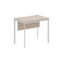 Imago С СП-1.1SD (Мокачино/Алюминий) Стол прямой с фронтальной панелью
