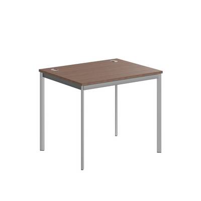 Imago-S СП-1S (Ясень шимо/Алюминий) Стол прямой