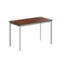 Imago С СП-2.1S (Орех/Алюминий) Стол прямой