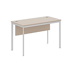 Imago С СП-2.1SD (Мокачино/Алюминий) Стол прямой с фронтальной панелью