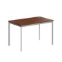 Imago С СП-2S (Орех/Алюминий) Стол прямой