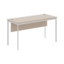 Imago С СП-3.1SD (Мокачино/Алюминий) Стол прямой с фронтальной панелью