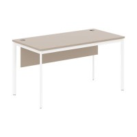 Imago С СП-3SD (Мокачино/Белый) Стол прямой с фронтальной панелью